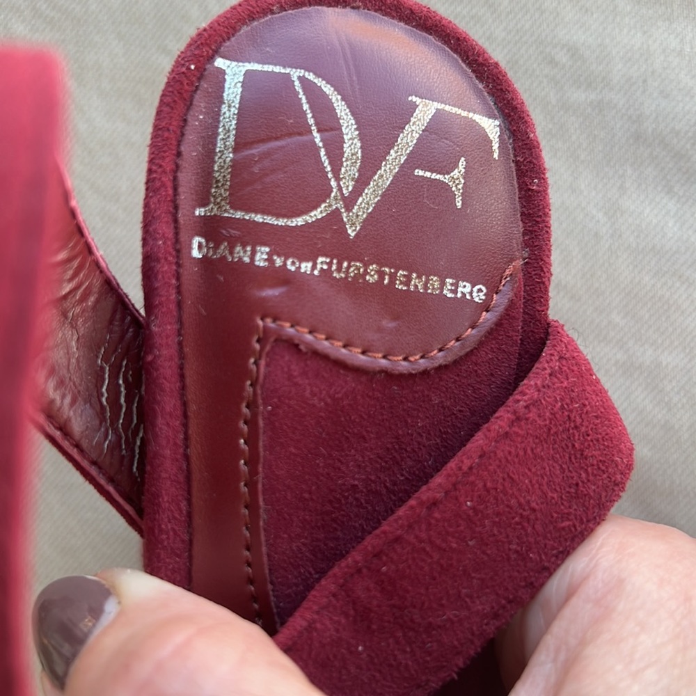 DVF Ankle Wrap Heels - Picture 3 of 11
